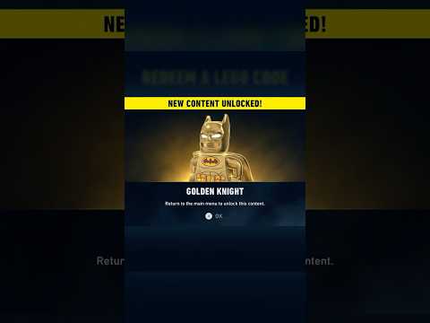 GOLD LEGO BATMAN OUTFIT!