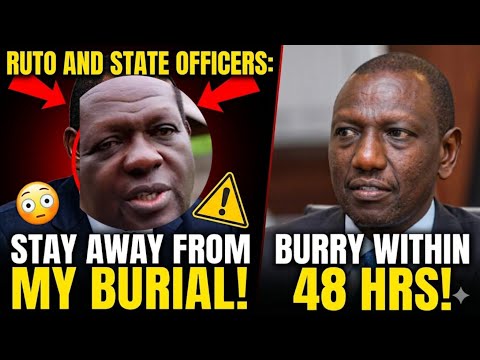Shocking Reason Why Raphael Ruto Doesn’t Want Ruto & State Officials at His Burial-Shock Revelation 