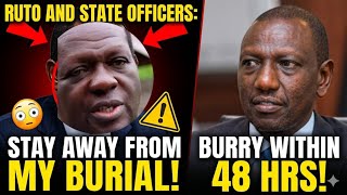Shocking Reason Why Raphael Ruto Doesn’t Want Ruto & State Officials at His Burial-Shock Revelation