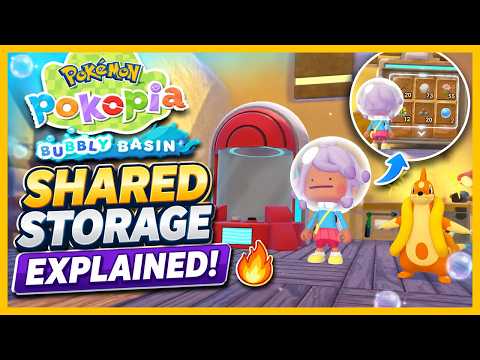 Pokémon Pokopia: Bubbly Basin 🌊 How to Unlock Shared Storage FAST!