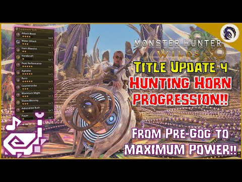 UPDATED *META* Hunting Horn Sets for TU4!! [MH Wilds]
