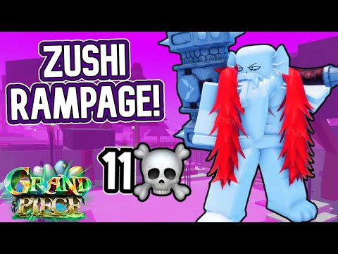 [GPO] GOING ON A SPREE WITH BLO'S HAMMER AND ZUSHI! 18K+ DAMAGE GAME!