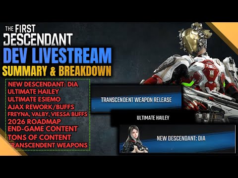 RECAP, SUMMARY & MY THOUGHTS - Breakdown & Dia HYPE - S3E2 Dev Live Stream | The First Descendant