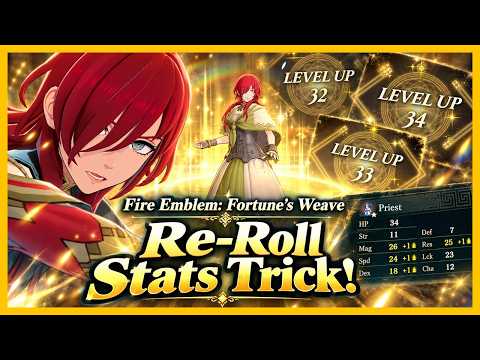 Fire Emblem: Fortune’s Weave - How to REROLL Bad Level Ups!