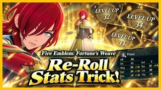 Fire Emblem: Fortune’s Weave - How to REROLL Bad Level Ups!