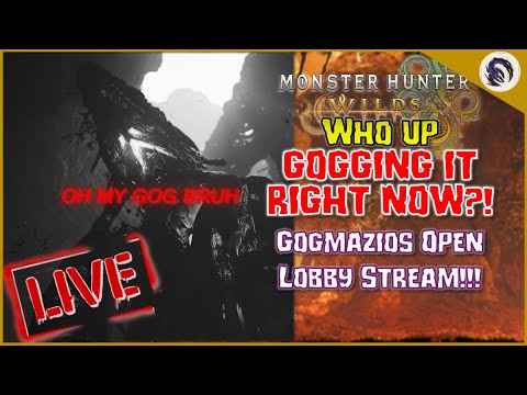 GOGMAZIOS FARMING! Open Lobby, Join in the Holiday Hunts! [MH Wilds]