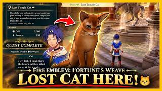 Fire Emblem: Fortune's Weave - Lost Temple Cat Location Guide!