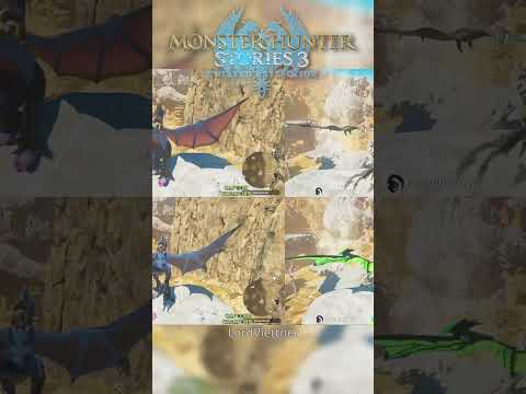 Monstie Gliding Comparison! [MHS3]