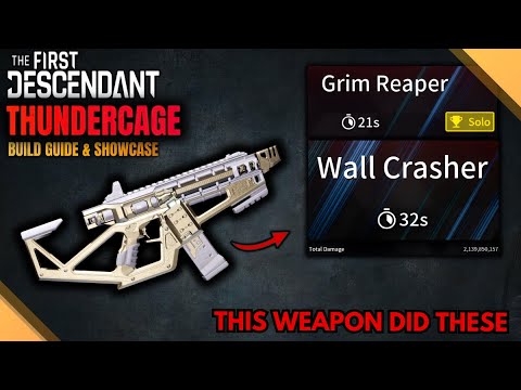 Thundercage is INSANE now - Updated Build Guide - Ajax, Serena, Gley, Hailey - The First Descendant