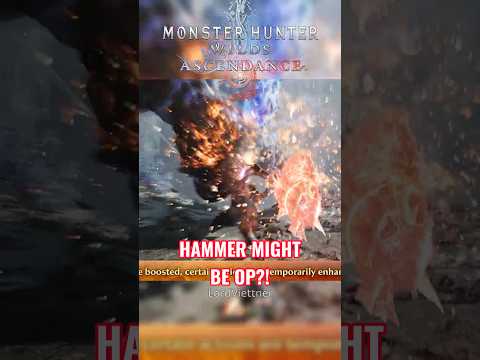 *BRAIN CRUSHING* NEW HAMMER MOVES!! [MHW Ascendance]